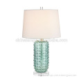 Industrial lamp vintage green glass table lamps with fabric lampshade for fog lamps for ford fiesta lighting decoration